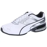 Puma Herren Tazon 6 FM Laufschuhe, White Silver-Black, 43 - 43