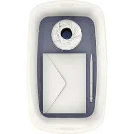 Leitz MyBox Aufbewahrungsbox 31,8 x 19,1 x 12,8 cm 1-tlg. weiß/grau