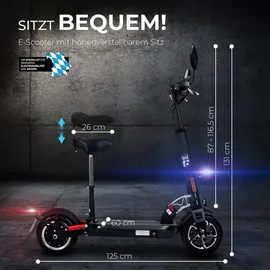eFlux Lite Six Pro 1000 Watt 40 km/h Schwarz