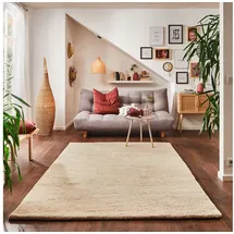 Steffensmeier Berber Teppich Nador | 100% Schurwolle | Handgeknüpft |15/15 Double | Jaspe, Größe: 140x200 cm