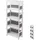 MCW MCW-K86 Standregal 110 x 43 x 23 cm Grau