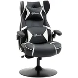 Vinsetto Gaming Stuhl mit Wippfunktion mit Lautsprecher