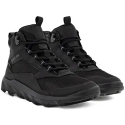 ECCO Sneaker-Wanderschuhe MX Mid GTX (Premiumleder, wasserdicht) schwarz Damen