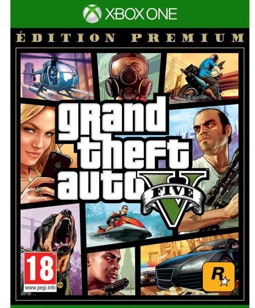 Rockstar Games Grand Theft Auto V : Édition Premium Online, Xbox One, M (Reif)