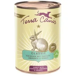 Terra Canis Nassfutter Hund Classic Adult Kaninchen 6x400 g