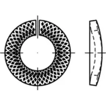 Industrial Quality Supplies Sperrkantringe Federstahl VSK 4 flZnnc flZnnc S