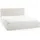FEDVE Polsterbett Doppelbett Riberia Slim Bett mit Bettkasten 120x200 - Creme