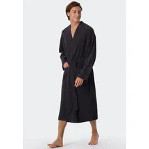 SCHIESSER Terry Bathrobe Anthrazit Small Herren
