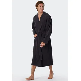 SCHIESSER Terry Bathrobe Anthrazit Small Herren
