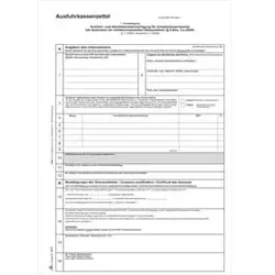 RNK Ausfuhrkassenzettel UST 2277