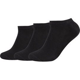 Camano Unisex, Socken, Cotton 3er Pack, - black - 35-38