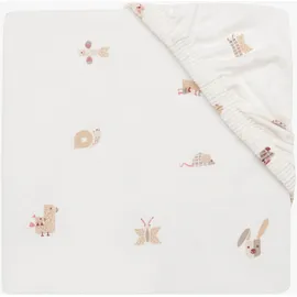 jollein Spannbettlaken Jersey 60 x 120 cm Animal Friends