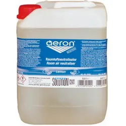 AERON® Raumluft-Sprühneutralisator, Raumneutralisator Lemon, 5 Liter - Kanister, inkl. 1 x 0,5 Liter Leerflasche