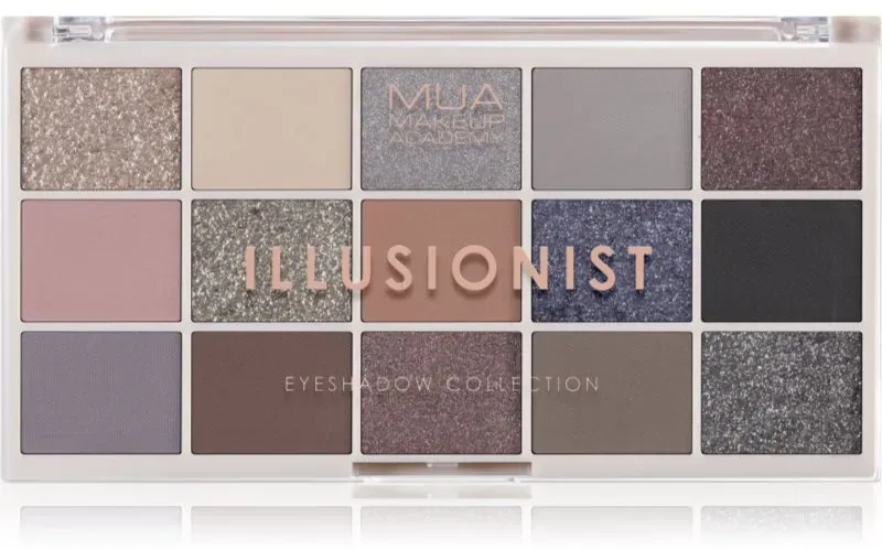 MUA Makeup Academy Professional 15 Shade Palette Lidschattenpalette Farbton Illusionist 12 g