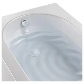 Metaltex Abfluss-Abdeckung 2in1 Silikon Weiß
