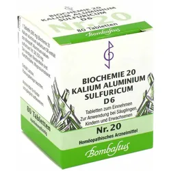 Biochemie 20 Kalium aluminium sulf.D 6 Tabletten