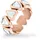 Liebeskind Berlin Fingerring Glass Heart - Gr. 56 - in Gold - wasserfest & hautfreundlich