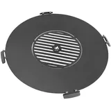 Cook King Grillplatte Ø 78 cm Stahl schwarz