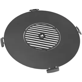 Cook King Grillplatte Ø 78 cm Stahl schwarz