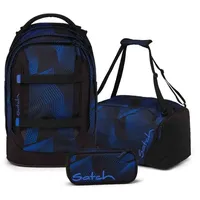 Satch Pack 3-tlg. Seismic Blue