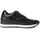 Marco Tozzi Damen Plateau Sneaker mit Lederanteil mit Schnürsenkeln, Schwarz (Black Comb), 38 EU