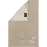 CAWÖ Home Handtücher We Love Dogs Companion 6248 Natur-Beige - 33 Gästetuch 30x50 cm