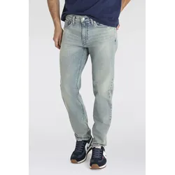 5-Pocket-Jeans LEVI'S "531 ATHLETIC SLIM TAPER", Herren, Gr. 36, Länge 34, blau (mention me adv), Denim/Jeans, Obermaterial: 70% Baumwolle, 28% Lyocell, 2% Elasthan, casual, slim fit, Jeans, mit schmalem Bein