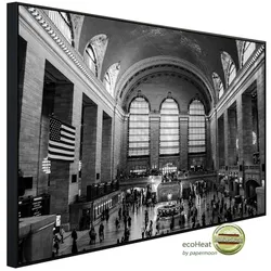 papermoon Infrarotheizung »EcoHeat - Hauptbahnhof New York«, Matt-Effekt - bunt