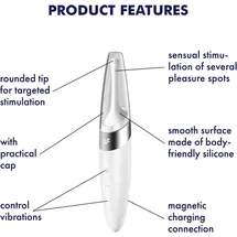 Satisfyer Twirling Delight, 17 cm, weiß