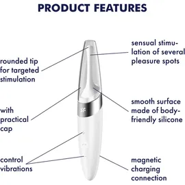 Satisfyer Twirling Delight, 17 cm, weiß