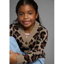 Kidsworld Strickjacke in gemustert leo, | Gr.: 104/110