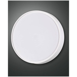 Fabas Luce Hatton Deckenleuchte LED 1x27W Polycarbonatstruktur Weiss