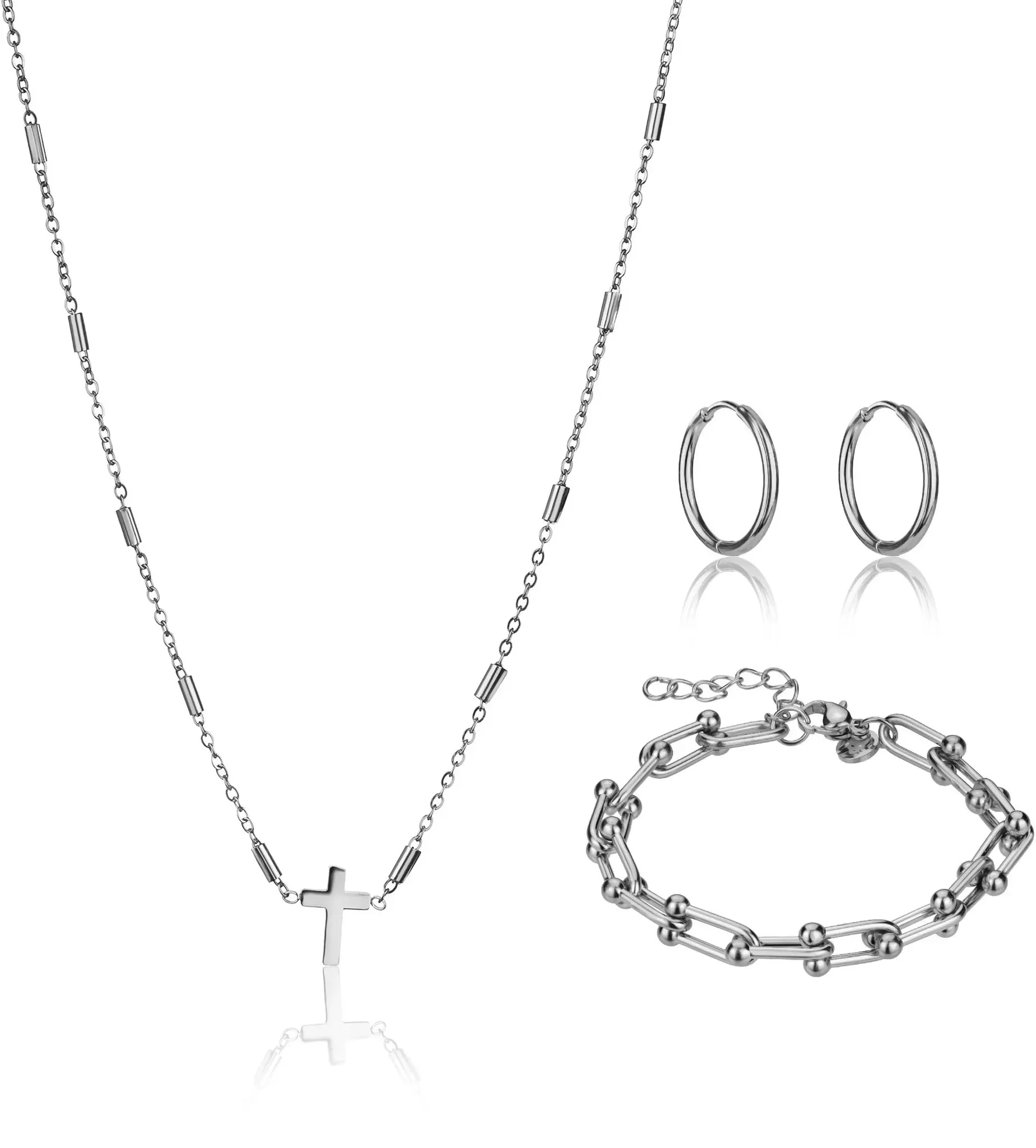 Ohrring und Ketten Set MARC LAUDER 