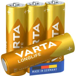 Varta Longlife AA Mignon Batterie 4er Pack