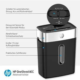 HP OneShred 8CC Schwarz