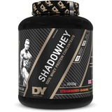 DY Nutrition Dorian Yates Nutrition SHADOWHEY Concentrate | Whey Protein Pulver | 2000 g (Strawberry-Banana - Erdbeer-Bananae)