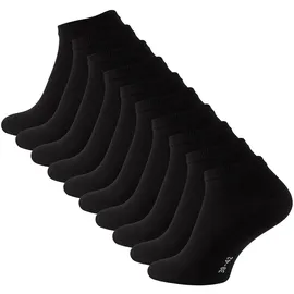 STARK SOUL Sneakersocken 10 Paar schwarz 39-42