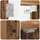 vidaXL Dartboard Schrank BREDA Altholz 52,5 x 10,5 x 53,5 cm