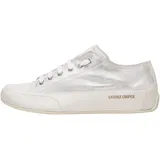 Candice Cooper Rock S, Damenschuhe mit Schnürsenkeln, Weiß-Silber, 40 EU