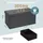 Blumtal Truhenbank Anthrazit 76 x 38 x 38 cm