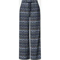 STREET ONE High Waist Wide Leg Hose Frozen Wave Blau 38