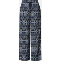 STREET ONE High Waist Wide Leg Hose Frozen Wave Blau 38