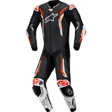 Alpinestars GP Tech V5 Lederkombi - Schwarz/Weiß/Neon-Rot - 52