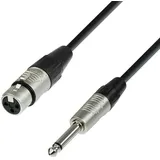 Adam Hall Cables Mikrofonkabel REAN XLR female auf 6,3 mm Klinke mono 6m (4 STAR MFP 0600)