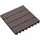 vidaXL Terrassenfliese 30 x 30 cm braun