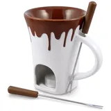 Swissmar Chocolade Fondue Mok Set 4-Delig Swissmar F12064 Nostalgia