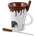 Swissmar Chocolade Fondue Mok Set 4-Delig Swissmar F12064 Nostalgia