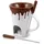 Swissmar Chocolade Fondue Mok Set 4-Delig Swissmar F12064 Nostalgia
