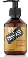 PRORASO Shampoing-Barbe Wood & Spice Shampooing 200 ml