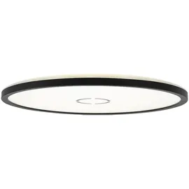 Briloner LED Deckenleuchte 1-flammig rund schwarz 18W